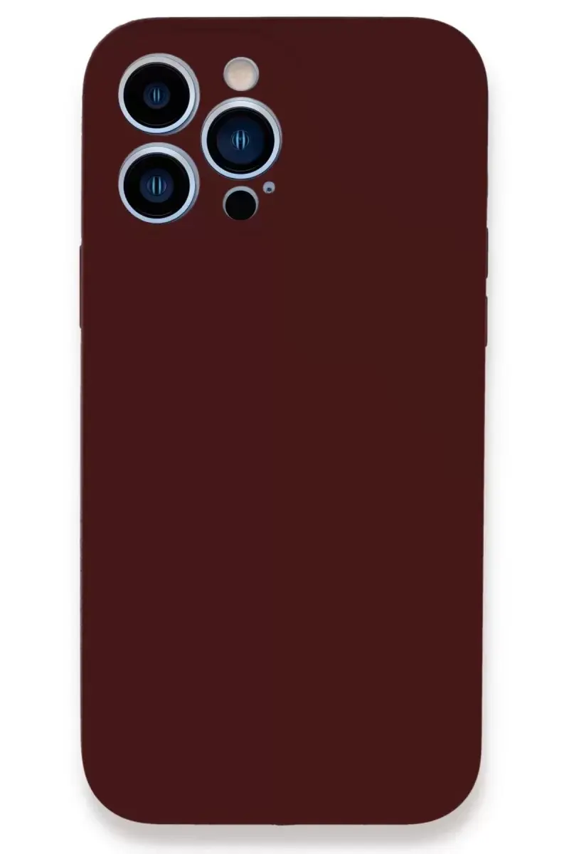 Newface İphone 13 Pro Kılıf Lansman Legant Silikon - Bordo