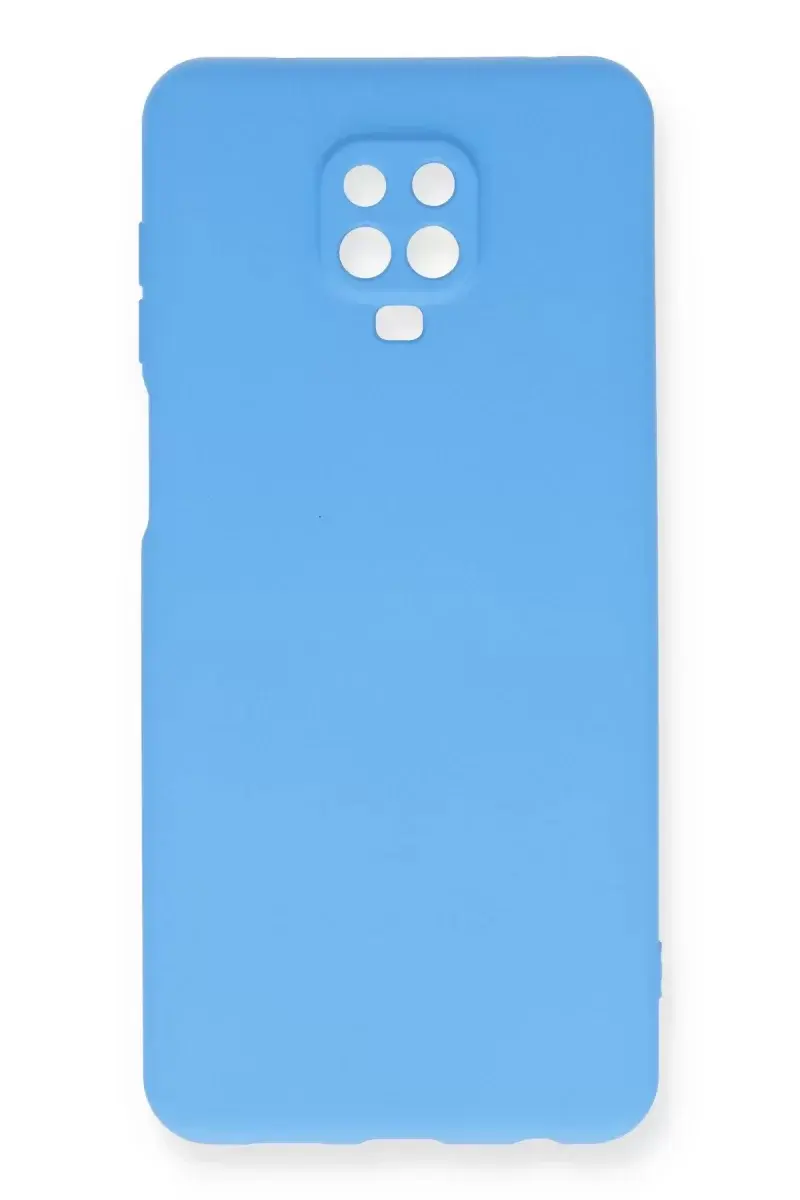 Newface Xiaomi Redmi Note 9 Pro Kılıf Nano İçi Kadife Silikon - Mavi