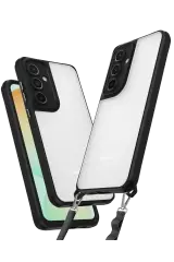 Newface Samsung Galaxy A36 Kılıf Penta Silikon Kılıf - Siyah