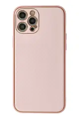 Newface İphone 12 Pro Kılıf Coco Karbon Silikon - Pembe