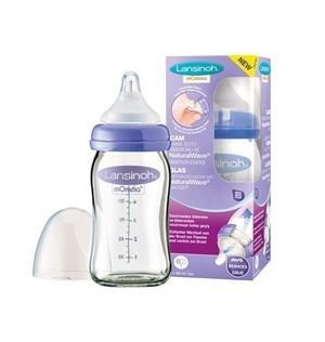 Lansinoh Natural Wave 160 Ml Cam Biberon