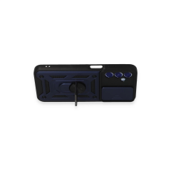 Samsung Galaxy M34 5g Kılıf Pars Lens Yüzüklü Silikon - Lacivert
