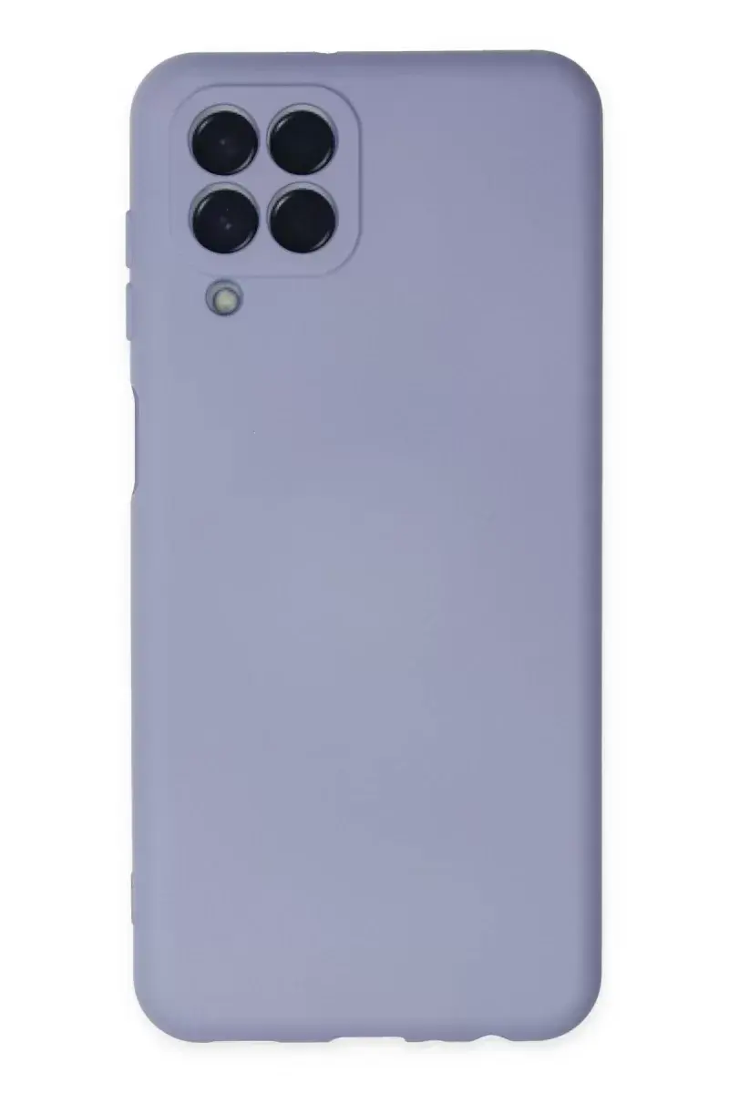Newface Samsung Galaxy M33 Kılıf Nano İçi Kadife Silikon - Lila