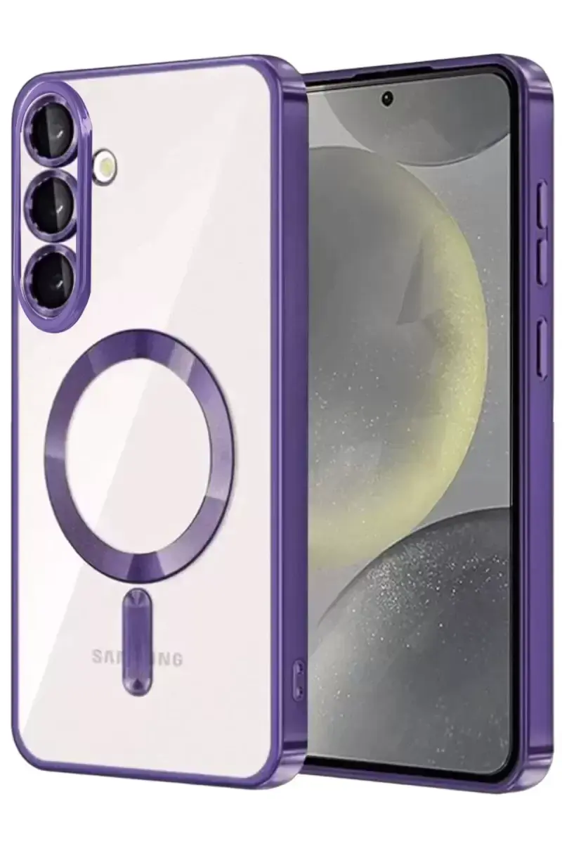 Newface Samsung Galaxy S26 Kross Magneticsafe Kapak - Mor