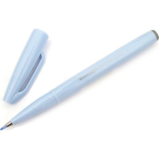 Brush Sign Pen İmza Kalemi Grey Blue