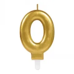 0 Rakam Mum Gold Renk