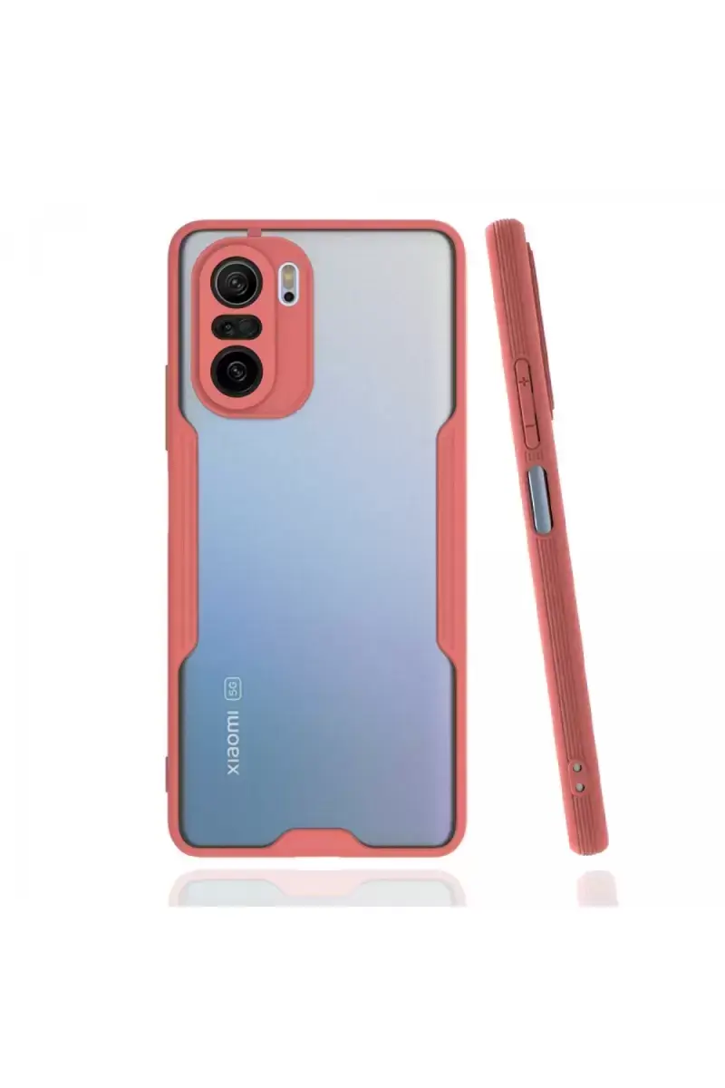 Newface Xiaomi Poco F3 Kılıf Platin Silikon - Pembe