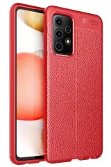 Newface Samsung Galaxy A52 Kılıf Auto Focus Kapak - Kırmızı