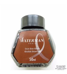 Şişe Dolma Kalem Mürekkebi - 50ml Kahverengi
