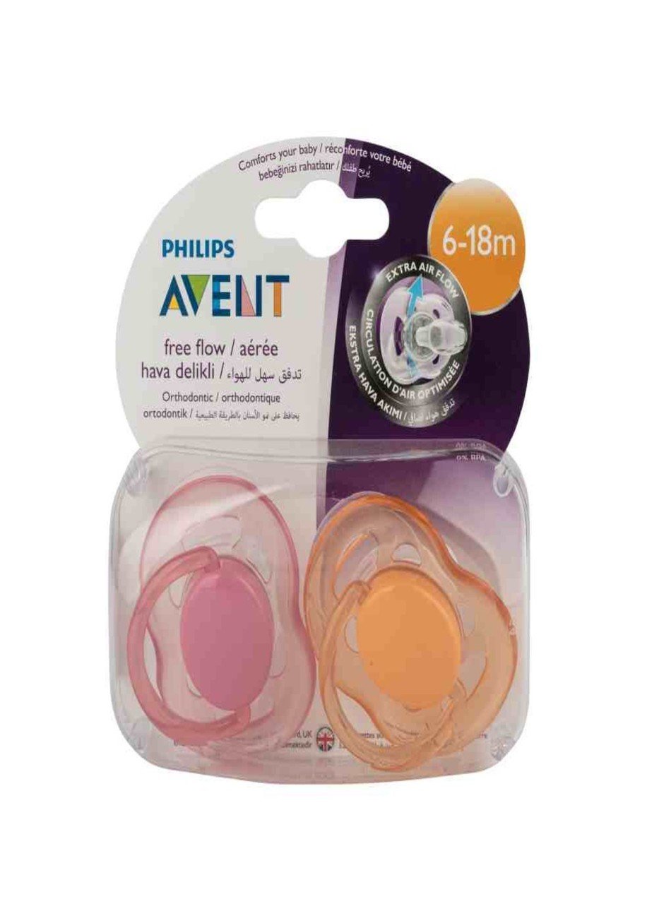 Avent 0% BPA Free Flow Yalancı Emzik 6-18 Ay Kız
