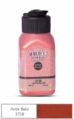 Metalik Akrilik Boya - 75ml - Antik Bakır - N:3738