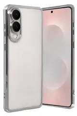 Newface Samsung Galaxy S25 Edge Razer Lensli Silikon - Gümüş