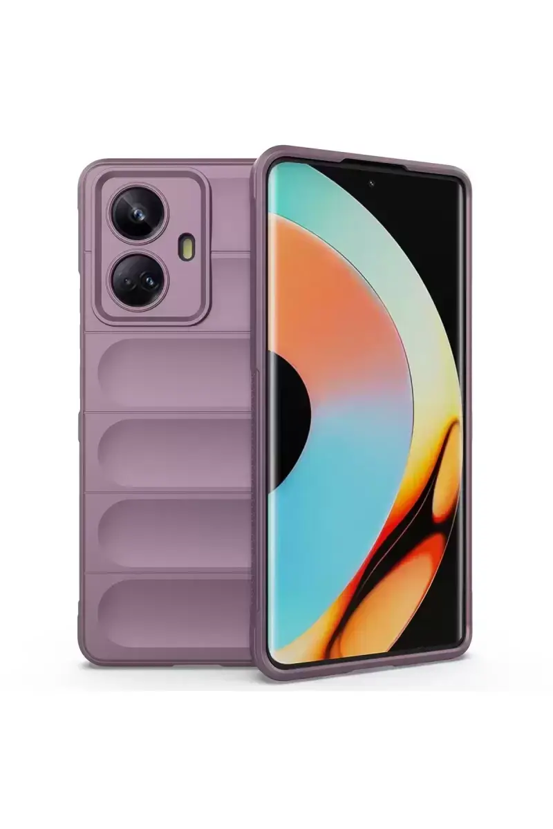 Newface Realme 10 Pro 5g Kılıf Optimum Silikon - Mor