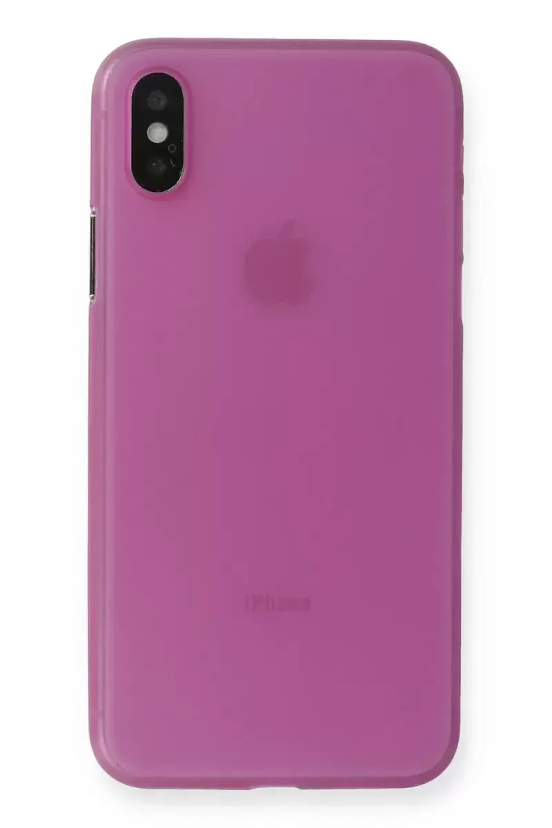 Newface Apple İphone Xs Max Kılıf Pp Ultra İnce Kapak - Pembe