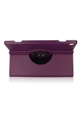 Newface Lenovo M10 X505f Kılıf 360 Tablet Deri Kılıf - Mürdüm