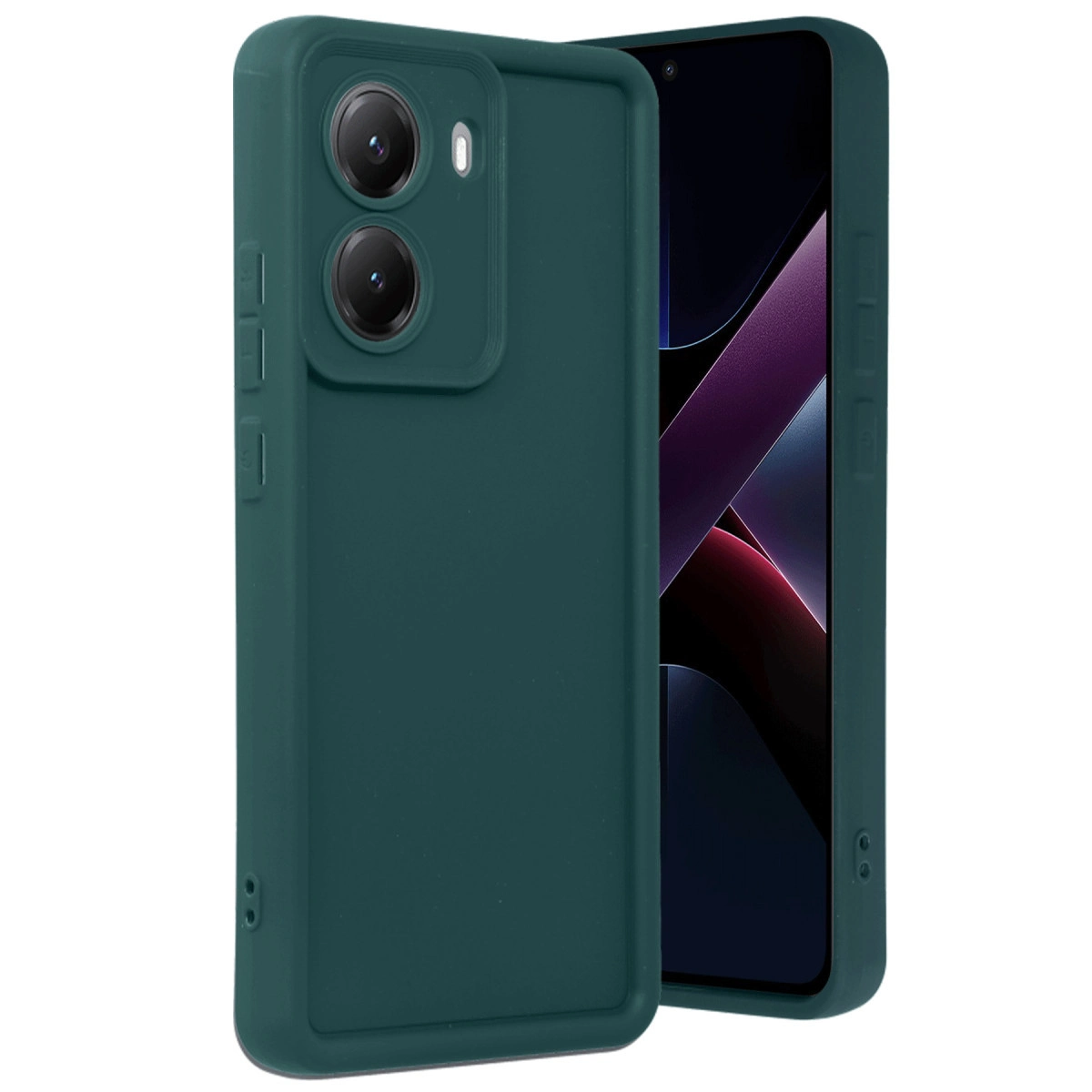 Xiaomi Poco X7 Pro Viera Silikon - Koyu Yeşil