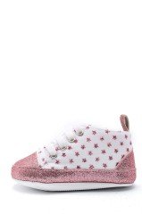 First Step Simli Yıldızlı Patik - Roze 3-7 Ay / No.17