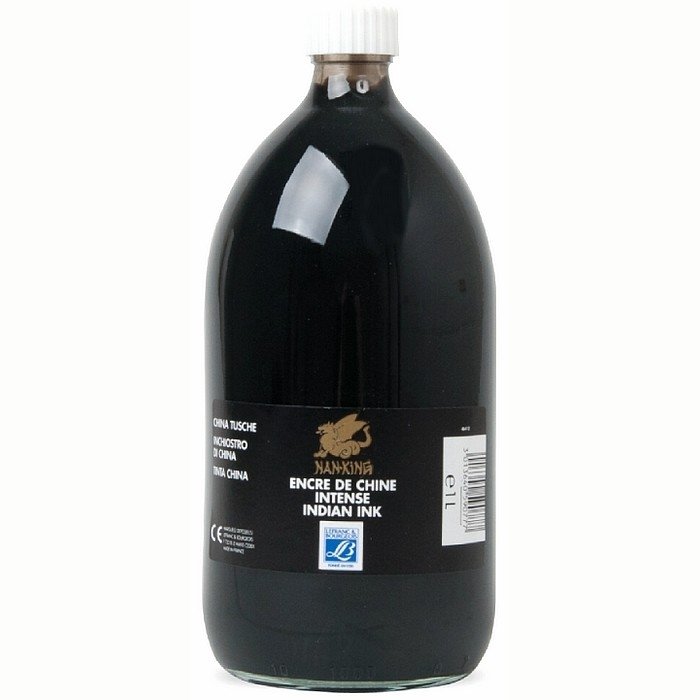 Siyah Çini Mürekkebi 1lt