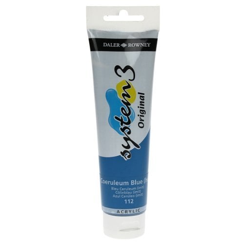 System 3 Akrilik Boya - 150ml - Coeruleum Blue Hue- N.112