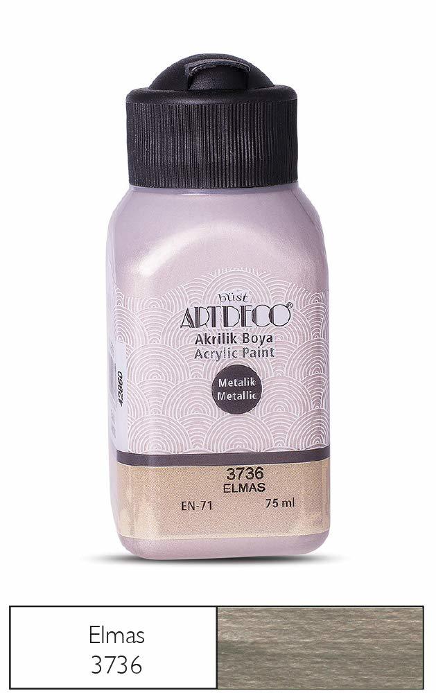 Metalik Akrilik Boya - 75ml - Elmas - N:3736