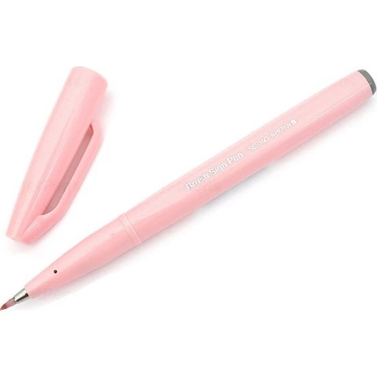 Brush Sign Pen İmza Kalemi Pale Pink