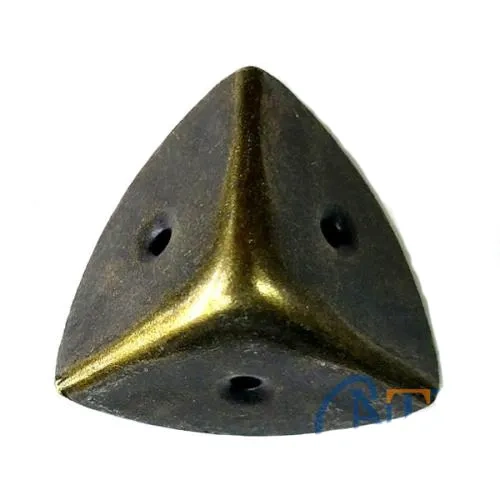 Dekoratif, Kutu, Sandık Köşesi - 45x28 Mm, Büyük, Antik, 1 Adet