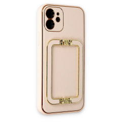 İphone 12 Kılıf Coco Elit Kapak - Gold