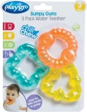 Playgro Geometrik Şekiller 3'Lü Sulu Dişlik
