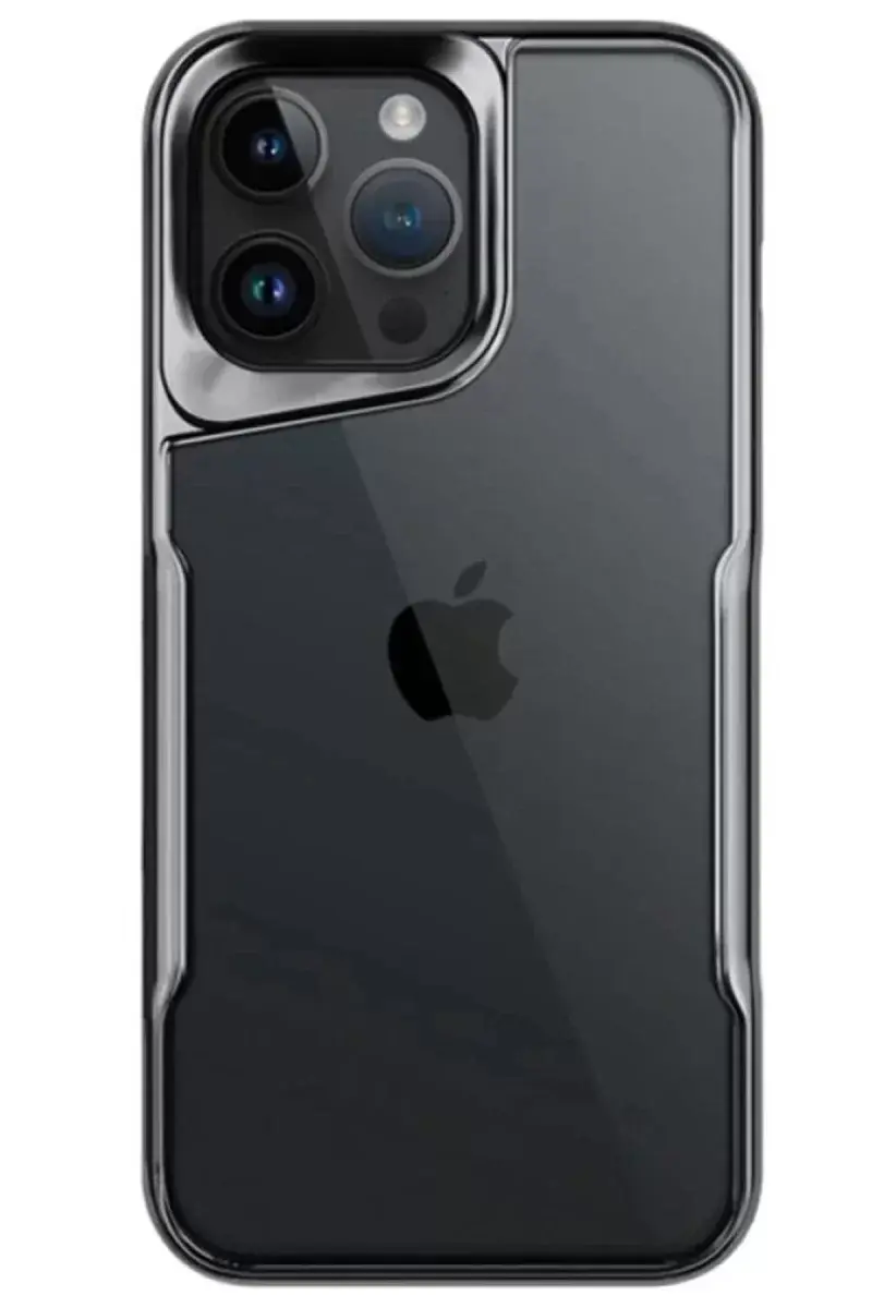 Newface İphone 15 Pro Max Kılıf Boyi Silikon Kapak - Titan Gri