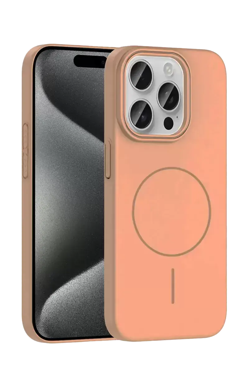 Joko İphone 15 Pro Max Broş Magsafe Kapak - Çöl Titanyum
