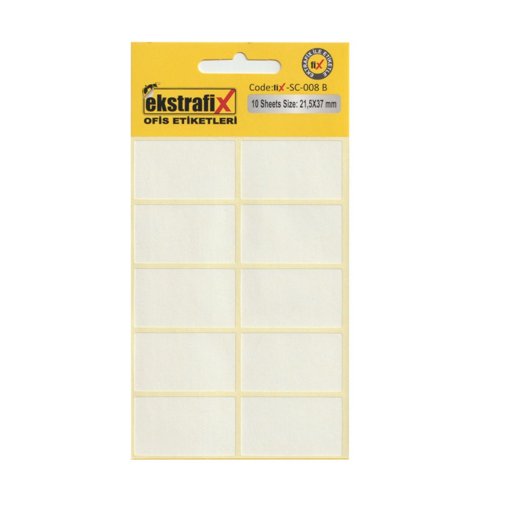 Ekstrafix Ofis Etiketi 21,5x37mm