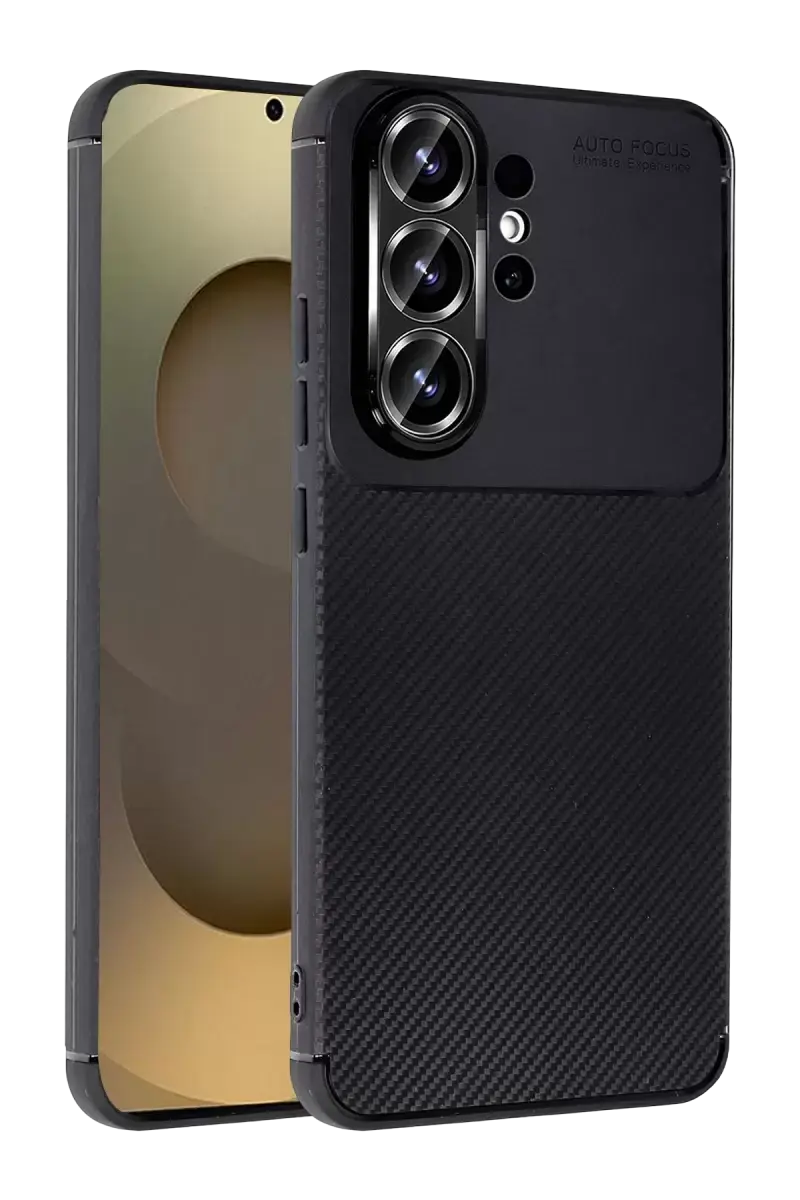 Newface Samsung Galaxy S26 Ultra Auto Focus Karbon Kapak - Siyah