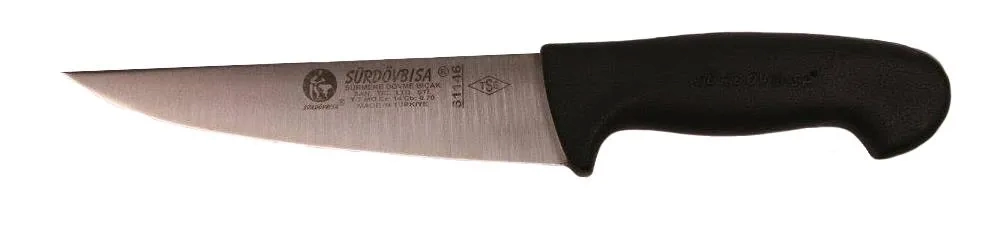 Sürmene  61046 Kasap Kurban Sıyırma Bıçağı 16.5 Cm, Plastik Sap