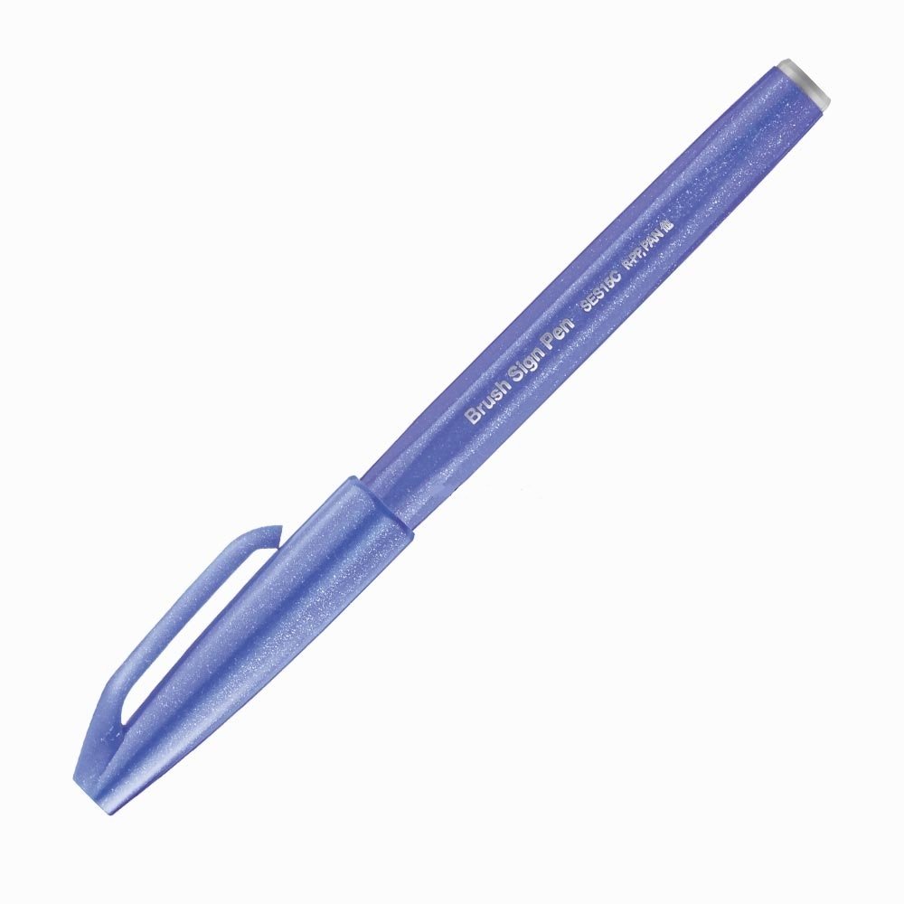 Brush Sign Pen İmza Kalemi Blue Violet