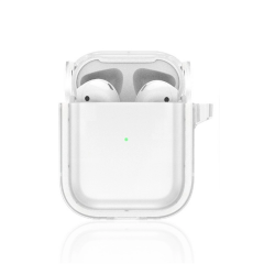 Airpods 4 (4.nesil) Shiny Şeffaf Kılıf - Beyaz