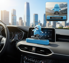 Hareketli Kaykay Figürlü Araç Numaratörü