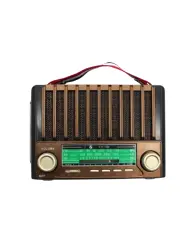 Ktf-1428 Güneş Paneli Şarjlı Nostaljik Bluetooth Hoparlör – Fm/am/sw Radyo, Usb/sd Desteği, Taşınabilir Tasarım