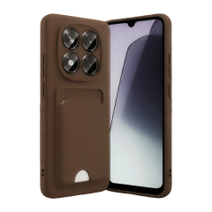 Xiaomi Redmi Note 15 Pro 4g Kelvin Kartvizitli Silikon - Kahverengi