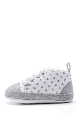 First Step Simli Yıldızlı Patik - Gümüş 12-16 Ay / No.19