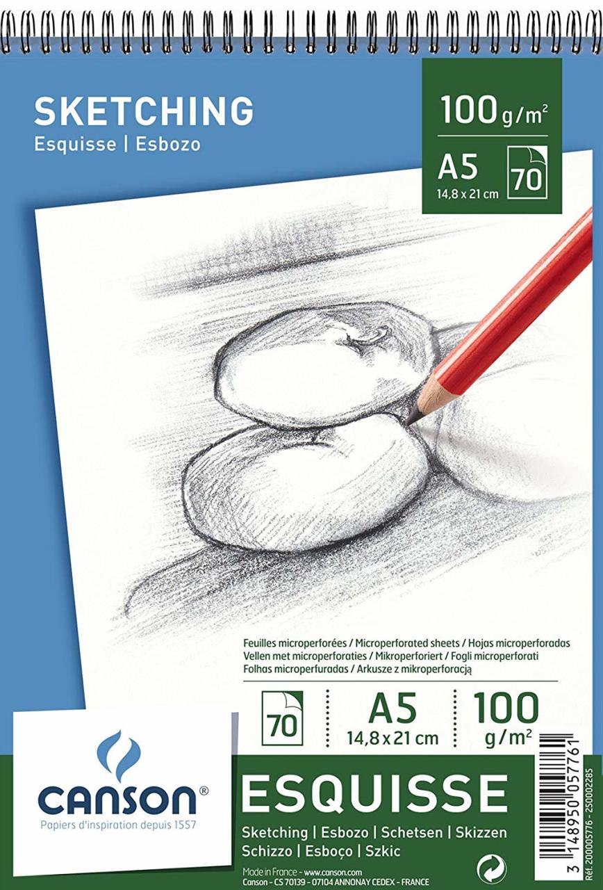 Esquisse Çizim Defteri - A5 - 100gr - 70 yaprak