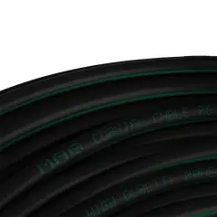 Mag Rg6/u6 Bakır Cu/cu 80 Tel Siyah Anten Kablosu (100 Metre)