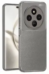 Newface Tecno Spark 30 Kılıf Auto Focus Karbon Kapak - Gri