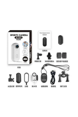 Mini 4k Wıfı Aksiyon Kamerası Vücut Kamerası Giyilebilir Video Kaydedici Hafıza Kartı Dahil