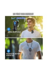 Mini 4k Wıfı Aksiyon Kamerası Vücut Kamerası Giyilebilir Video Kaydedici Hafıza Kartı Dahil