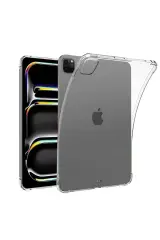 Newface Apple İpad Pro 11 (2024) Kılıf Anti Shock Tablet Silikon - Şeffaf