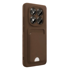 Xiaomi Redmi Note 15 4g Kelvin Kartvizitli Silikon - Kahverengi