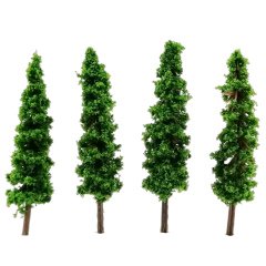 Maket Yeşil Çam 6cm 4 Adet