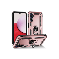 Samsung Galaxy A04s Kılıf Sofya Yüzüklü Silikon Kapak - Rose
