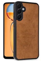 Newface Samsung Galaxy A36 Kılıf Aras Deri Kapak - Taba