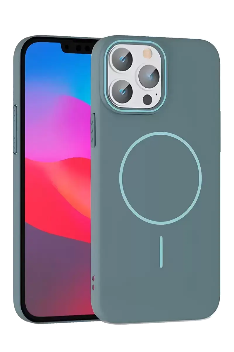 Joko İphone 15 Pro Max Broş Magsafe Kapak - Turkuaz